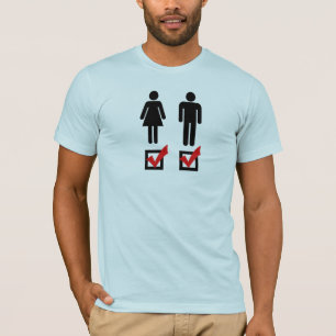 Ich mag beide T-Shirt