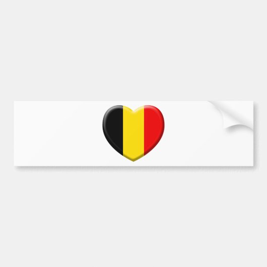 ich mag Belgien Autoaufkleber (Vorne)