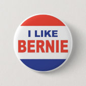 Ich mag Bernie Button (Vorderseite)