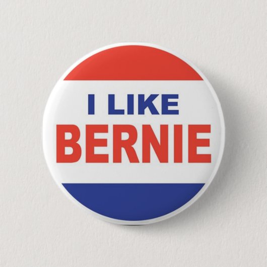 Ich mag Bernie Button (Vorderseite)