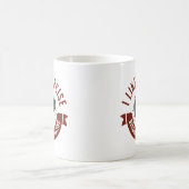 Ich mag Bewegung Kaffeetasse (Mittel)
