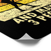 Ich mag Biathlon Funny Biathlonist Wintersport Cro Poster (Ecke)