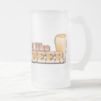 ICH MAG BIER-Alkohol-Getränkentwurf