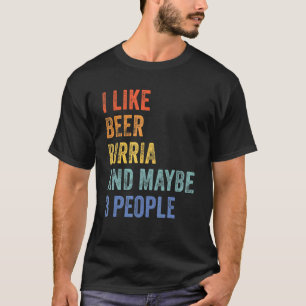 Ich mag Bier Birria und vielleicht 3 Leute Tacos t T-Shirt