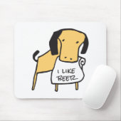 Ich mag Bier, lustiges Design Mousepad (Mit Mouse)