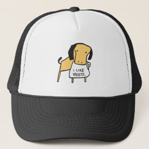 Ich mag Bier, lustiges Design Truckerkappe