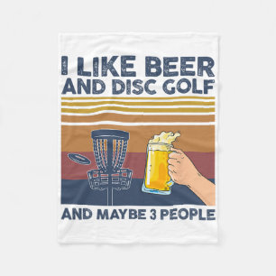 Ich mag Bier und Disc Golf und vielleicht 3 Leute Fleecedecke