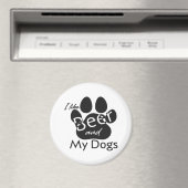 Ich mag Bier und meine Hunde Magnet (In Situ (Geschirrspüler))