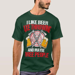 Ich mag Bierbrauen und 3 Personen T-Shirt