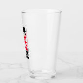 Ich mag Bierbrauerei-Brust-Brauch Glas (Links)