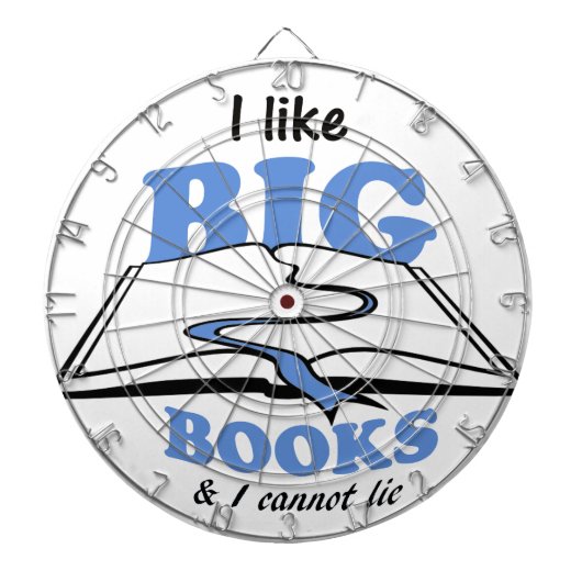 Ich mag Big Books Dartscheibe (vorne)