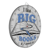 Ich mag Big Books Dartscheibe (Vorderseite Links)
