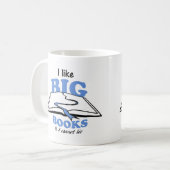 Ich mag Big Books Kaffeetasse (Vorderseite Links)