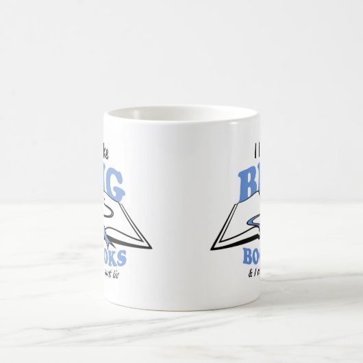 Ich mag Big Books Kaffeetasse (Mittel)