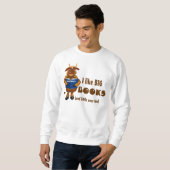 Ich mag BIG BOOKS Sweatshirt (Vorne ganz)