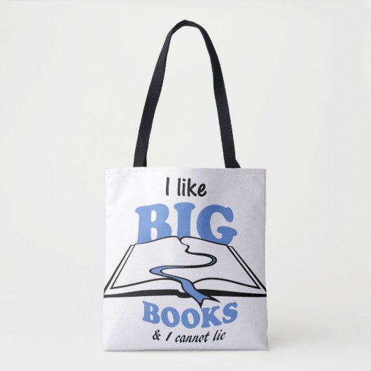 Ich mag Big Books Tasche (Vorderseite)