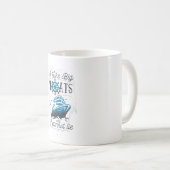 Ich mag Big Boote und ich kann mich nicht fühlen Kaffeetasse (VorderseiteRechts)