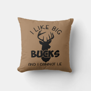 Ich mag Big Bucks und ich kann nicht leben Kissen