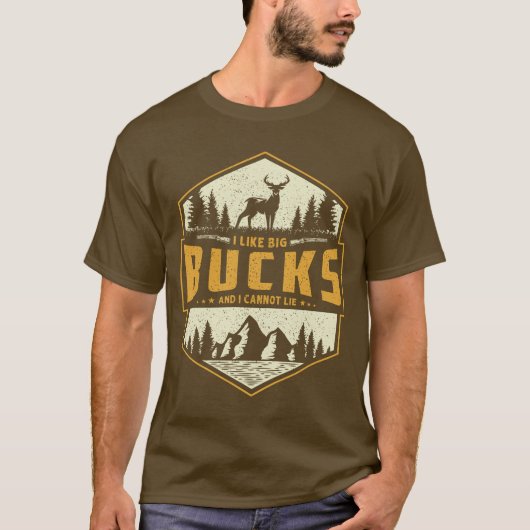 Ich mag Big Bucks und ich kann nicht lügen T-Shirt (Vorderseite)