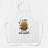 Ich mag Big Buns Koch Schürze (Vorderseite)