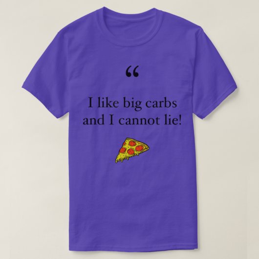 Ich mag Big Carbon und ich kann nicht lügen! Funny T-Shirt (Design vorne)