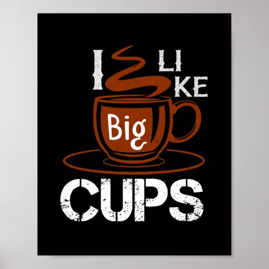 Ich mag Big Cup Poster (Vorne)