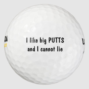 Ich mag Big Putts Funny Golfball