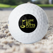 Ich mag Big Putts Golfing Spaß Golfball