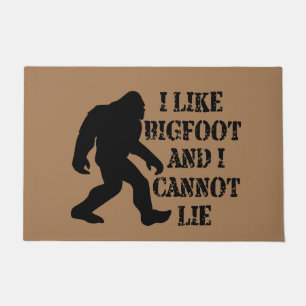 Ich mag Bigfoot und ich kann nicht leben Fußmatte