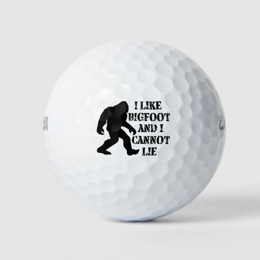 Ich mag Bigfoot und ich kann nicht leben Golfball (Vorderseite)