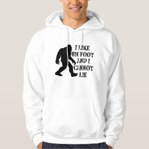 Ich mag Bigfoot und ich kann nicht leben Hoodie