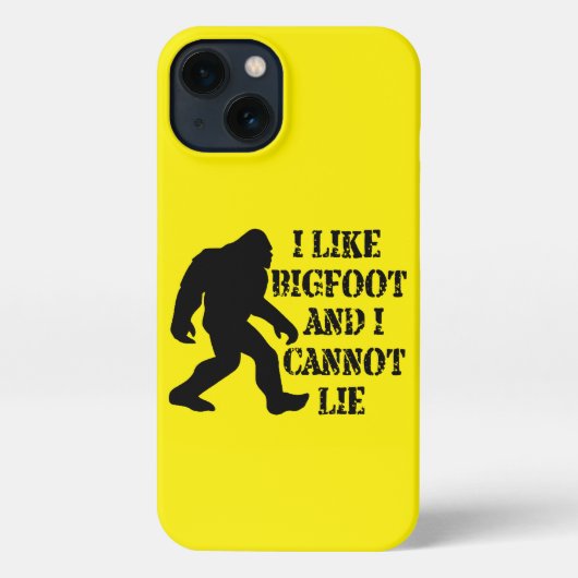 Ich mag Bigfoot und ich kann nicht leben iPhone Hülle (Rückseite)