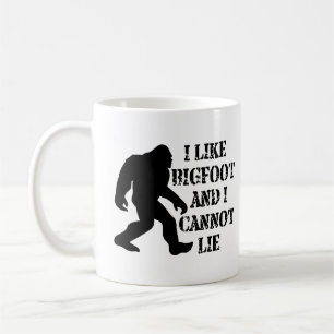 Ich mag Bigfoot und ich kann nicht leben Kaffeetasse