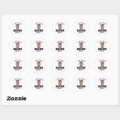 Ich mag Bison Funny Quote Sticker (Blatt)