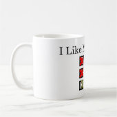 Ich mag... Black Coffee 2 Süßstoffe Kaffee Tasse (Links)