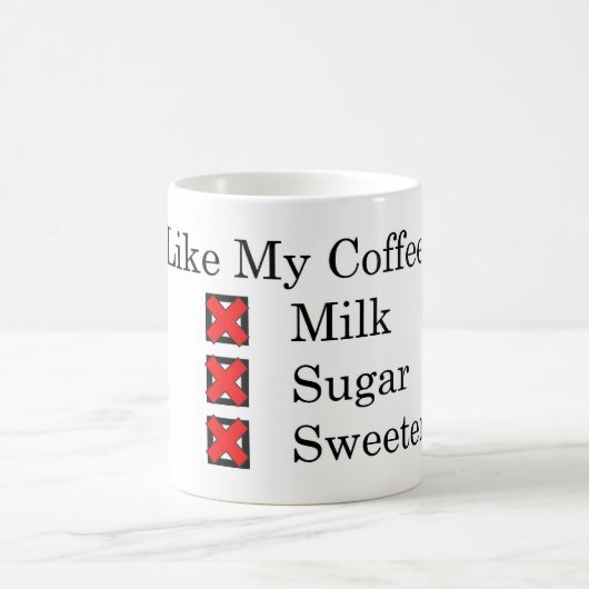 Ich mag... Black Coffee Tasse (Mittel)