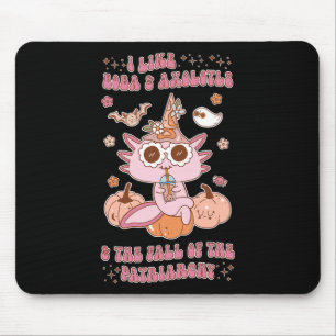 Ich mag Boba & Amp; Axolotls & Amp; Fall der Patri Mousepad
