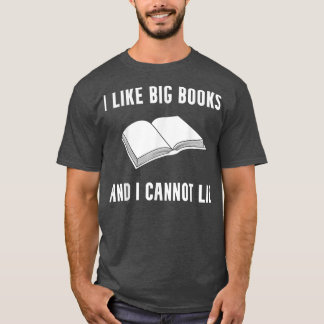 Ich mag Bücher Funny Book Lover Reading Geek Reade T-Shirt