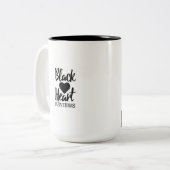 Ich mag Bücher mehr als Leute-Tasse Zweifarbige Tasse (Vorderseite Links)