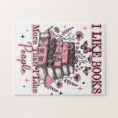 Ich mag Bücher mehr als... Puzzle (Horizontal)