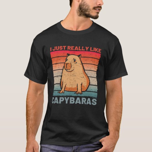 Ich mag Capybara wirklich T-Shirt (Vorderseite)