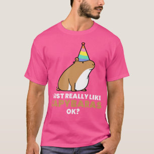 Ich mag Capybaras Ok T-Shirt