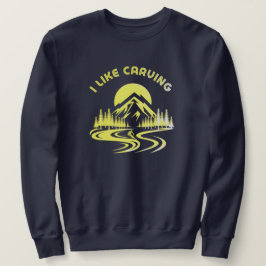 Ich mag Carving zitieren Wintersport T - Shirt