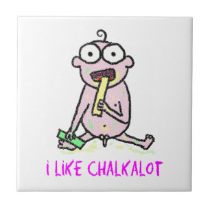 Ich mag Chalkalot Fliese