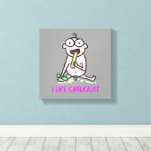 Ich mag Chalkalot Leinwanddruck (Insitu (Holzboden))