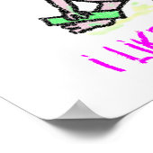 Ich mag Chalkalot Poster (Ecke)