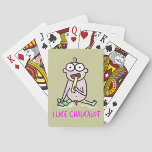 Ich mag Chalkalot Spielkarten