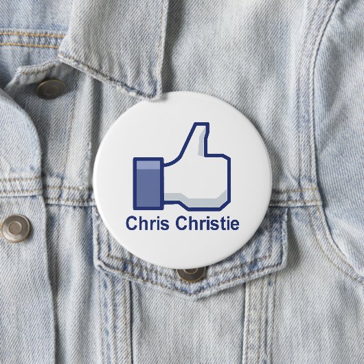 ICH MAG CHRIS CHRISTIE BUTTON (Beispiel)
