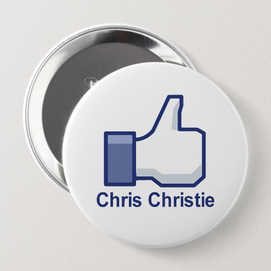 ICH MAG CHRIS CHRISTIE BUTTON (Vorne & Hinten)
