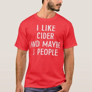 Ich mag Cide und vielleicht 3 Personen 1 T-Shirt
